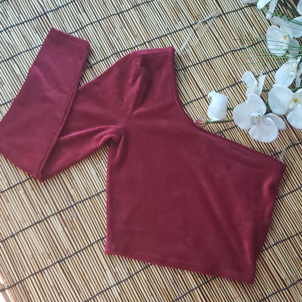 ❤3/$20 Fashion Nova One Shoulder Top Size XXS